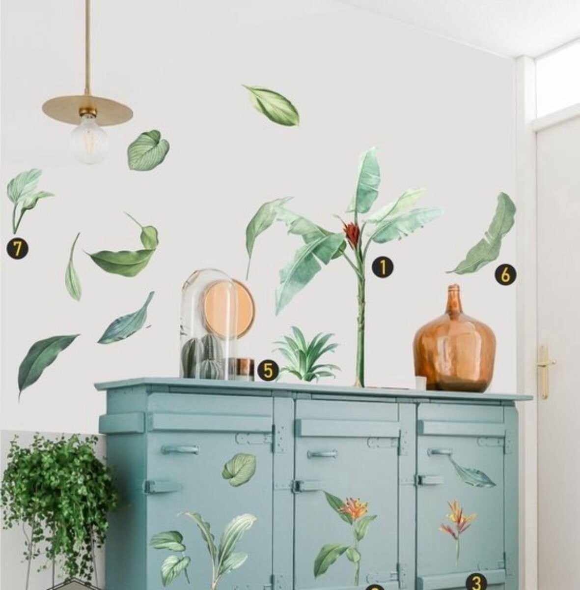 Plantenblad grote uitgebreide set (259.wd.doos)