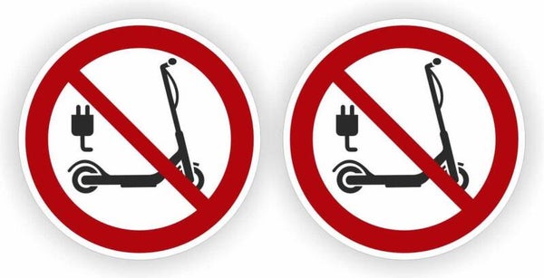 Stepjes plaatsen verboden set 2 stickers (1172.61)