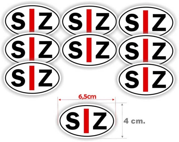 SZ slechtziend stickerset – set 9 stuks (1463.47)