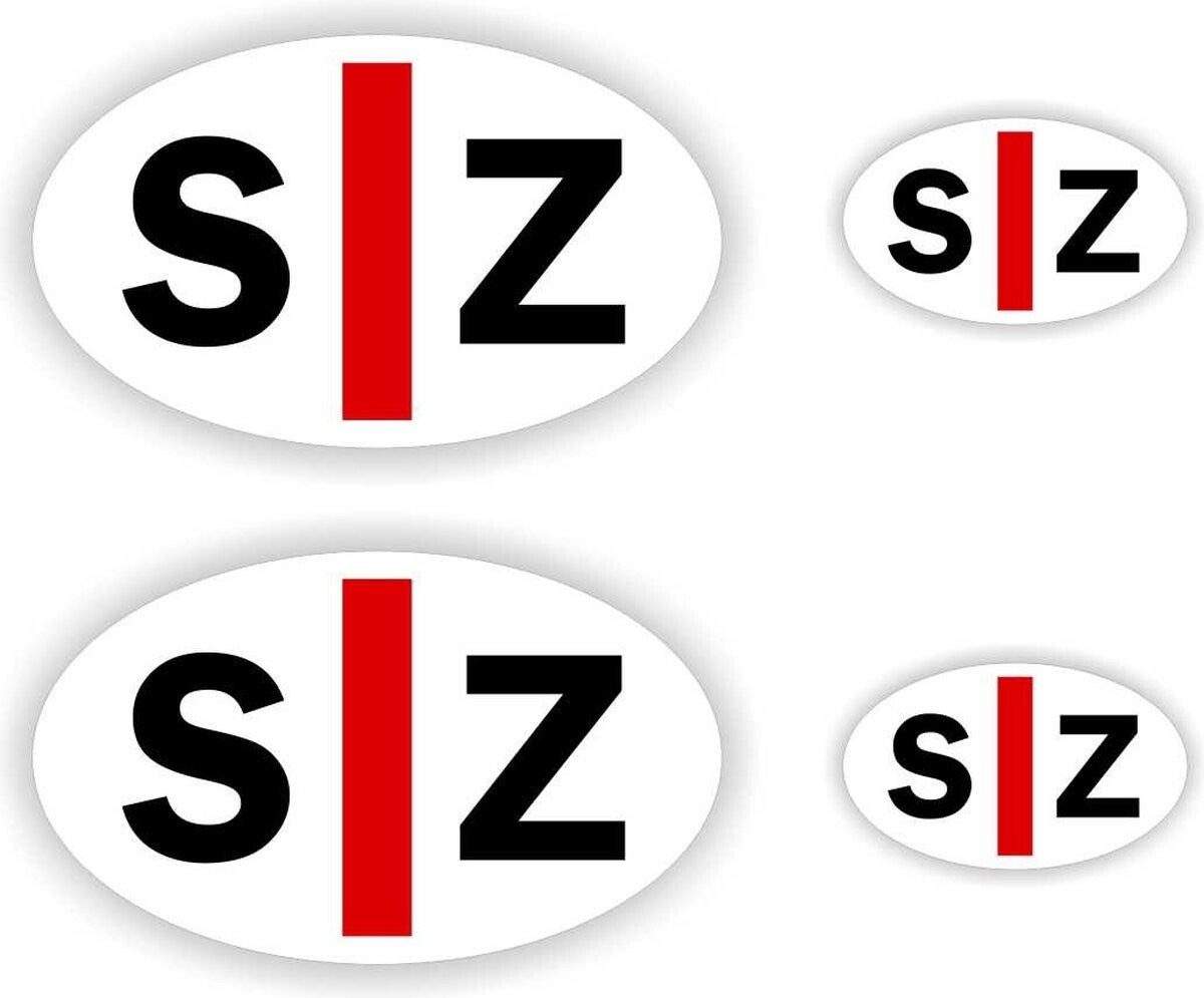SZ slecht ziende Embleem stickers (921.44)
