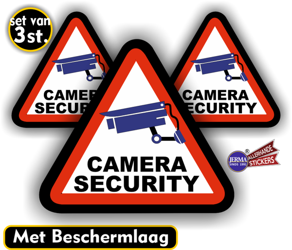 Camera Security stickers. (209.12)