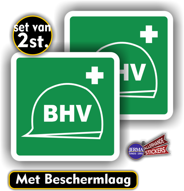 BHV, Bedrijfs Hulp Verlener-sticker set (379.19)