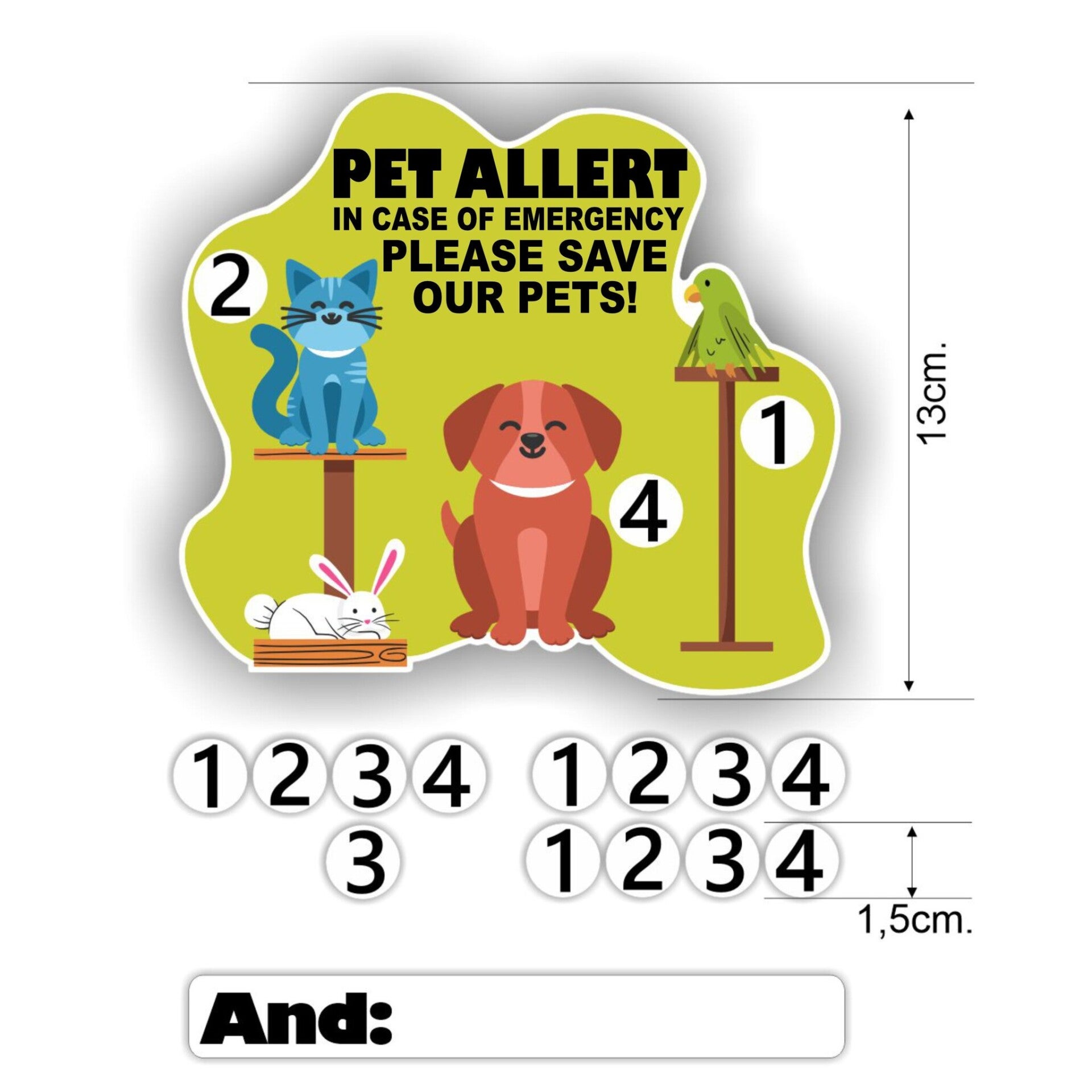Pet allert save our pets (GB)  (1319.67)