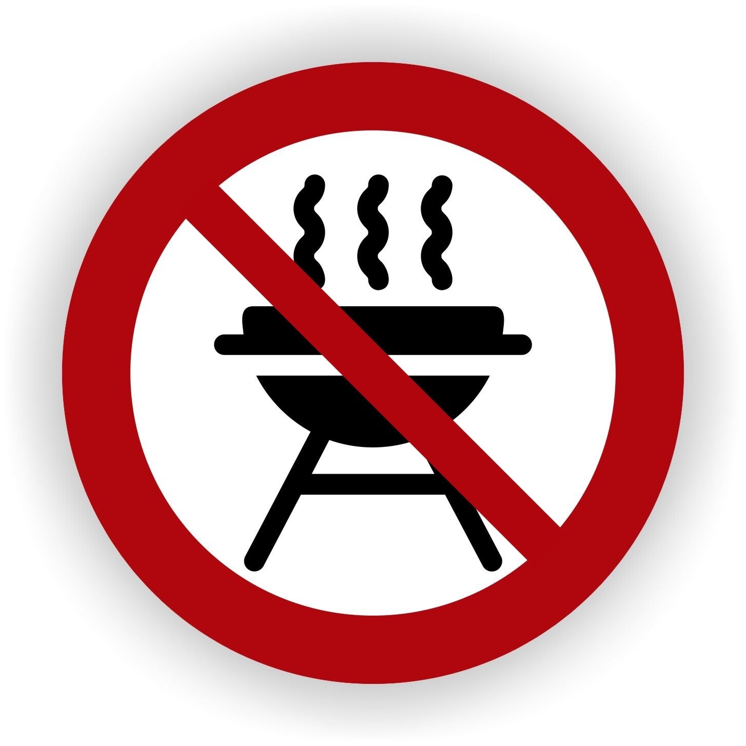 BBQ niet toegestaan sticker Ø20 (1115.54)