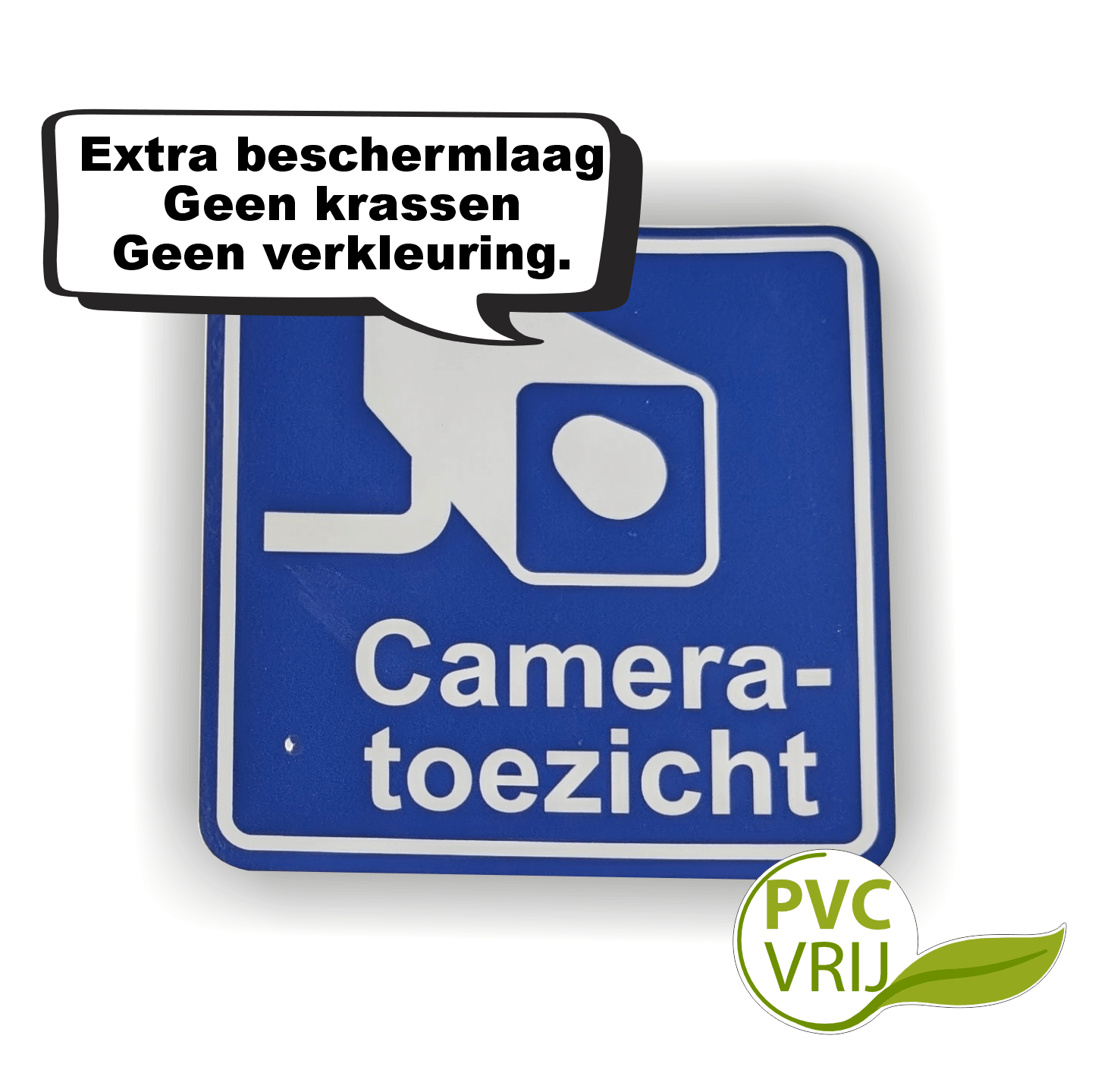 Camera toezicht sticker set van 3 stickers (025.02)