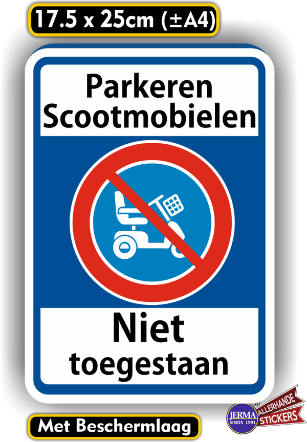 Plaatsen scootmobiel niet toegestaan (527.38)