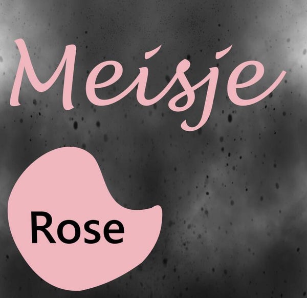 Made withe Love geboorte raamsticker Meisje rosé (559.12)