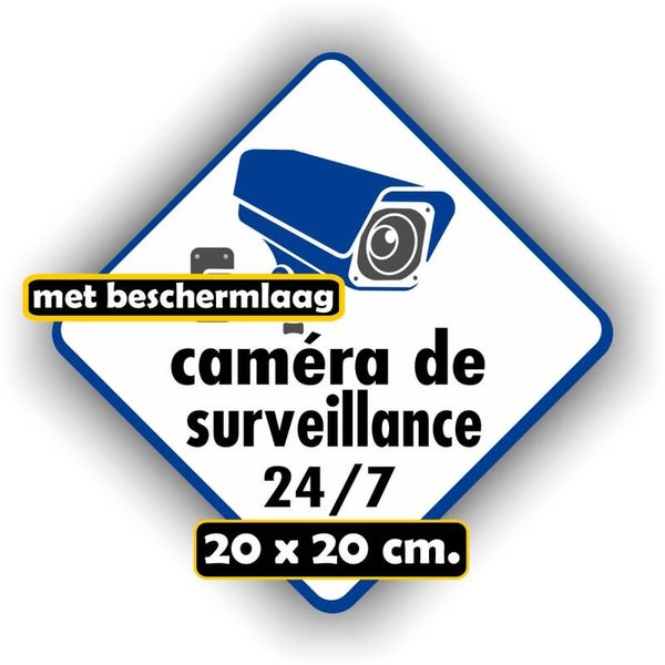 Caméra surveillance sticker. (561.40)
