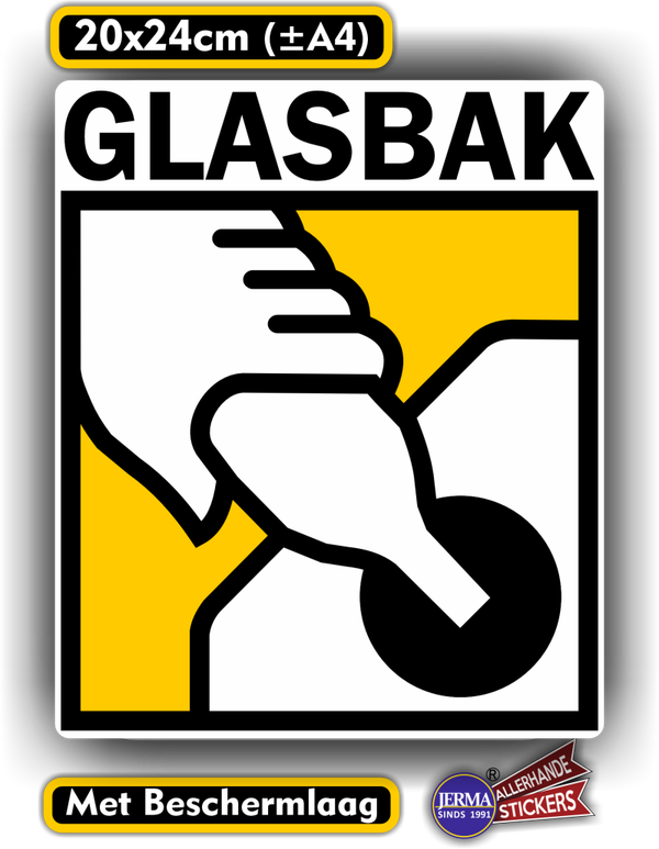 Sticker voor de Glasbak (575.41)