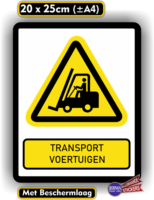 Heftruck ISO norm 7010 sticker (593.26)