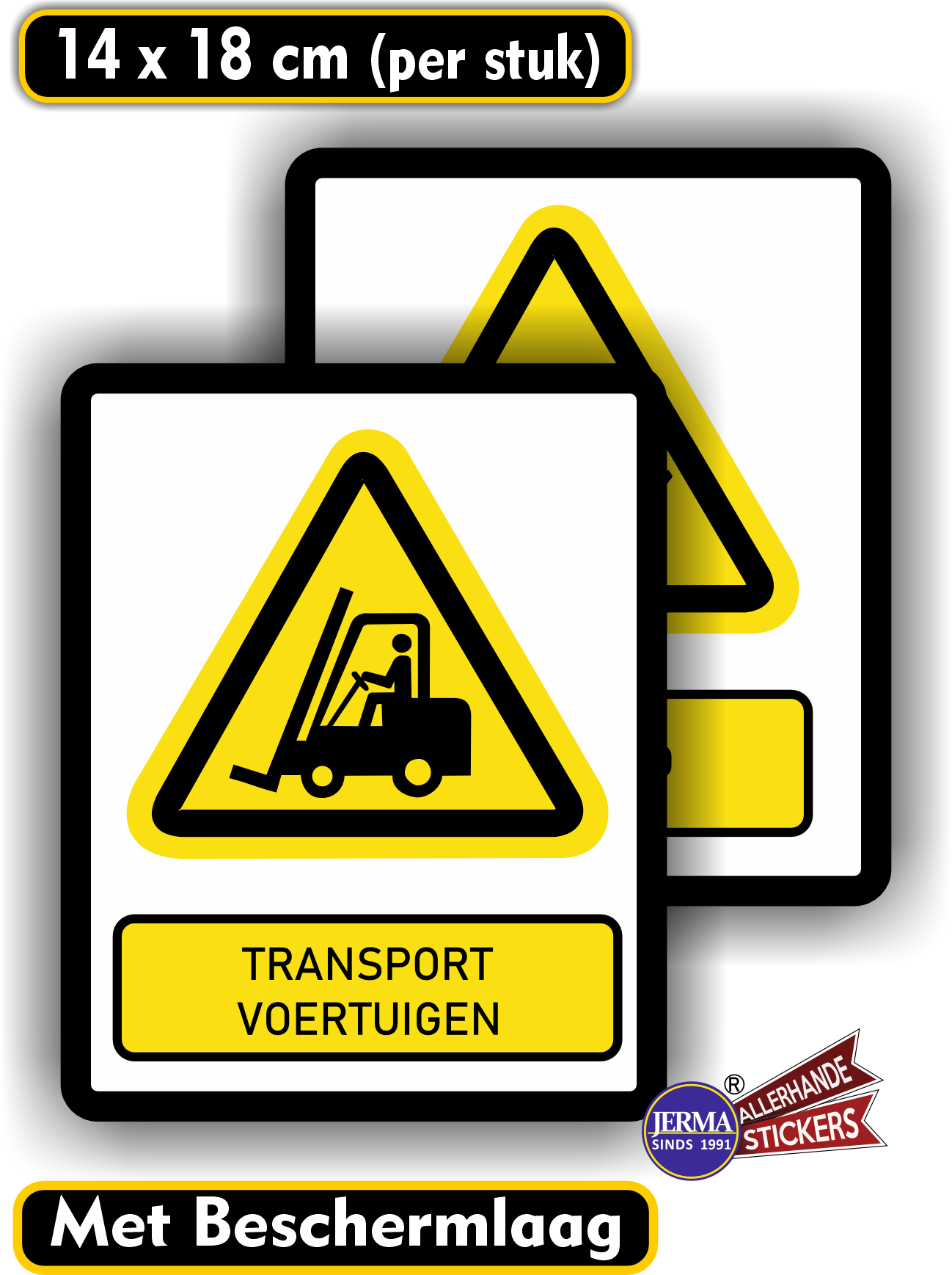 Heftruck ISO norm 7010 stickers (595.26)