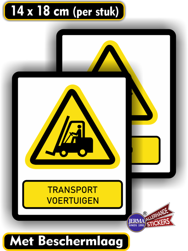 Heftruck ISO norm 7010 stickers (595.26)
