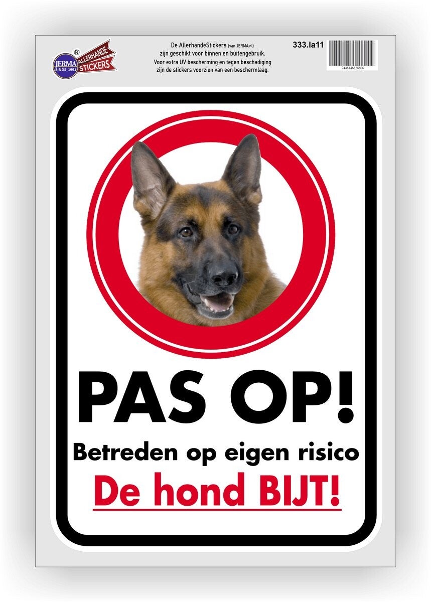 Pas op Waakhond aanwezig. (333.11)