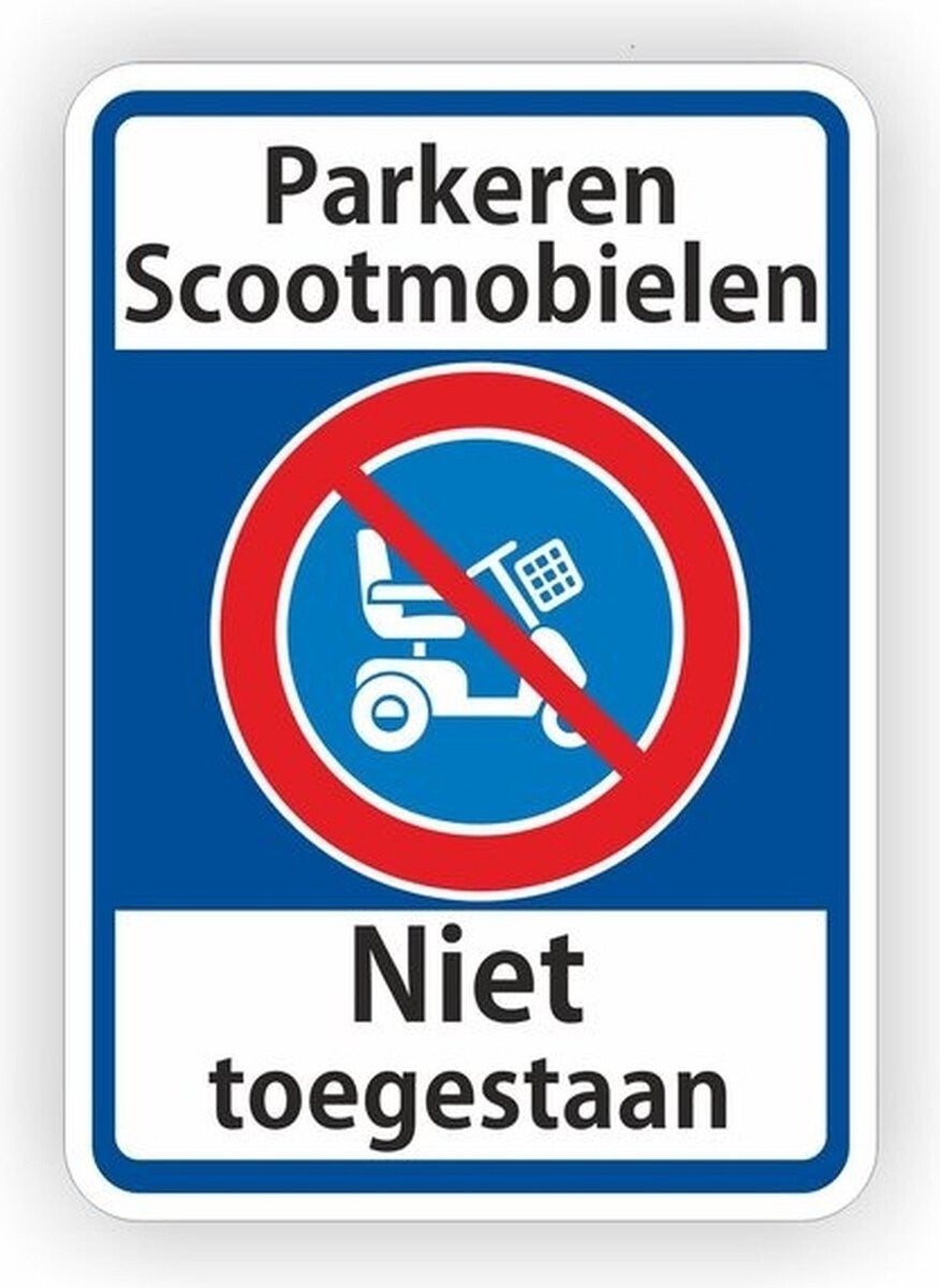 Plaatsen scootmobiel niet toegestaan (527.38)