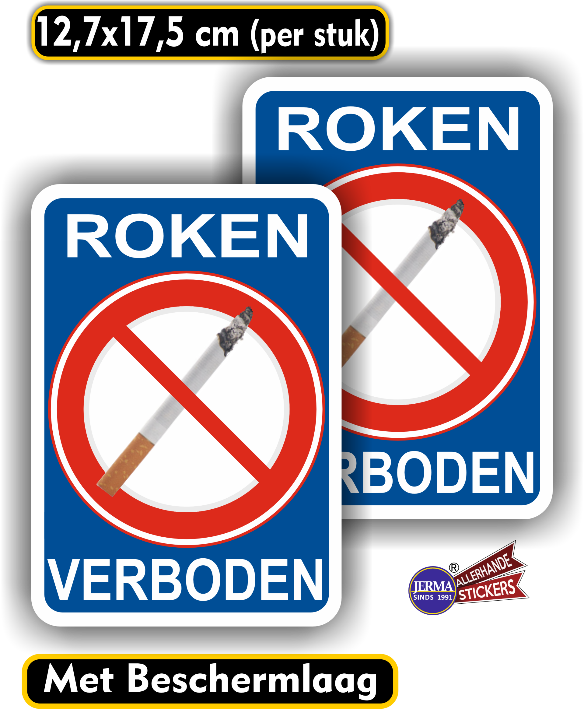 Roken verboden - set van 2 stuks - (891.33)