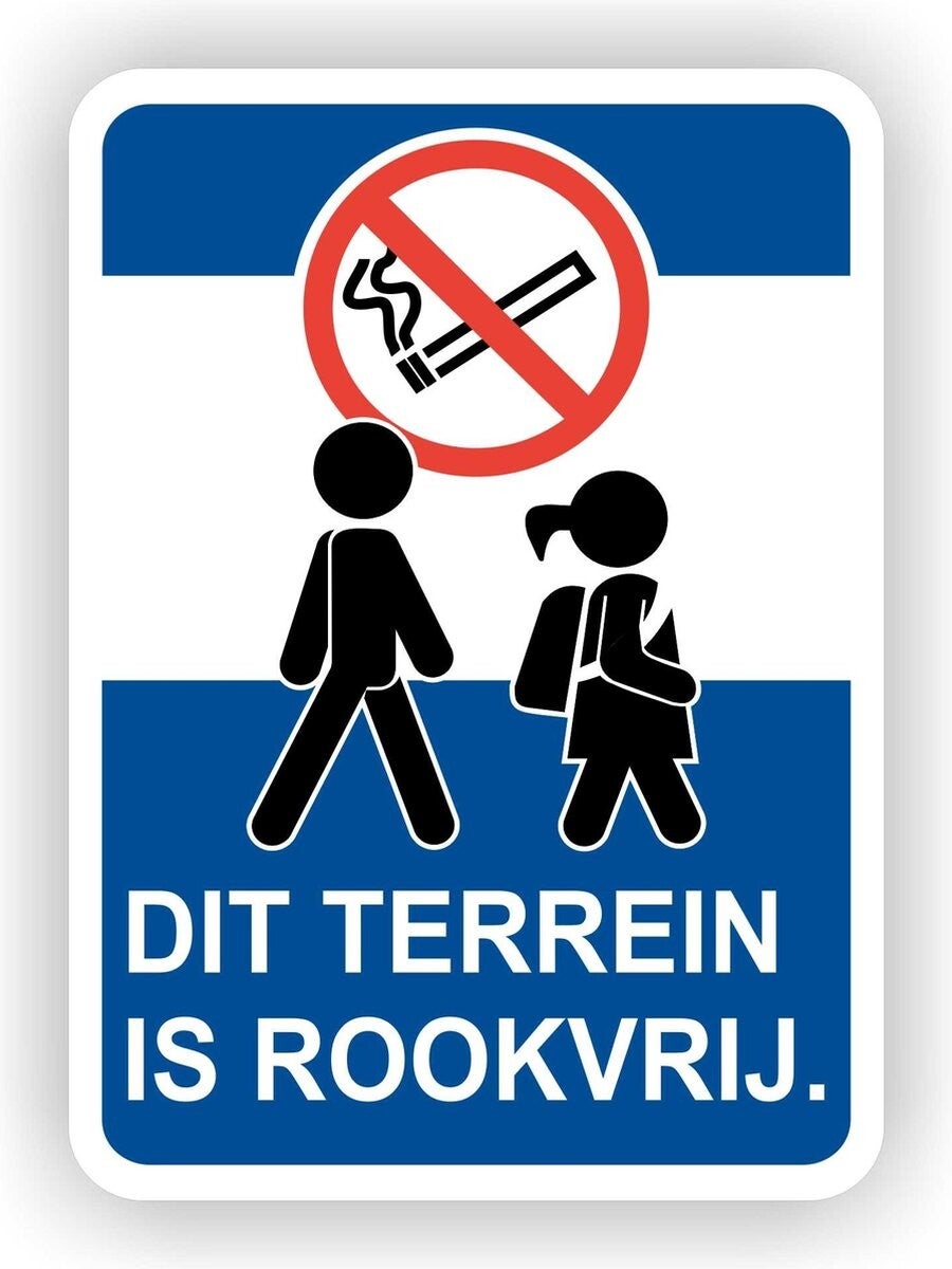 Dit terrein is rookvrij sticker. (903.32)