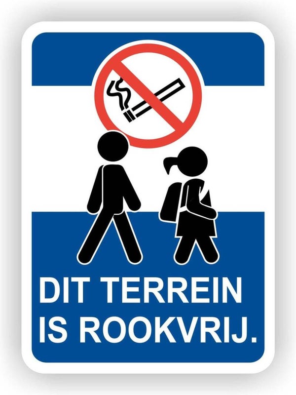 Dit terrein is rookvrij sticker. (903.32)