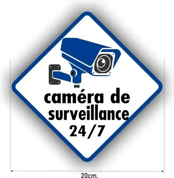 Caméra surveillance sticker. (561.la40)