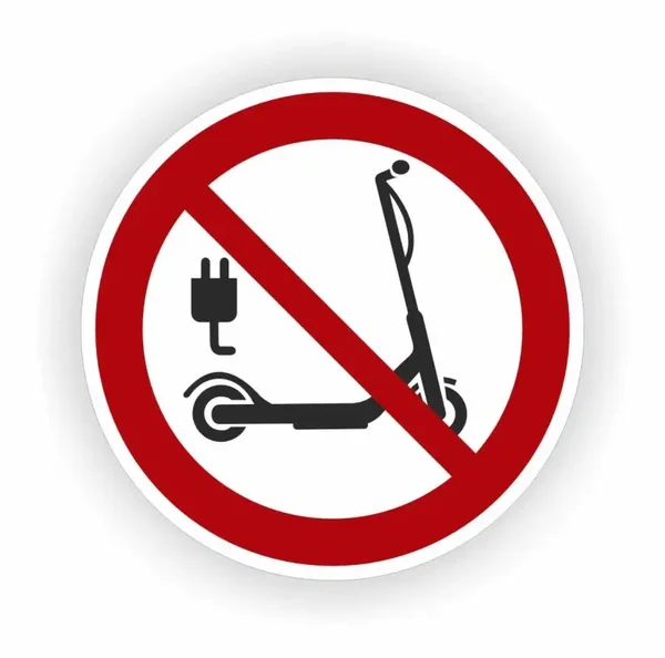 Stepjes plaatsen verboden sticker Ø 20 cm (1173.la61)