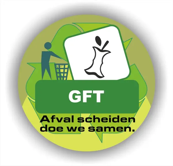 GFT groente-, fruit-, tuinafval sticker (895b.la42)