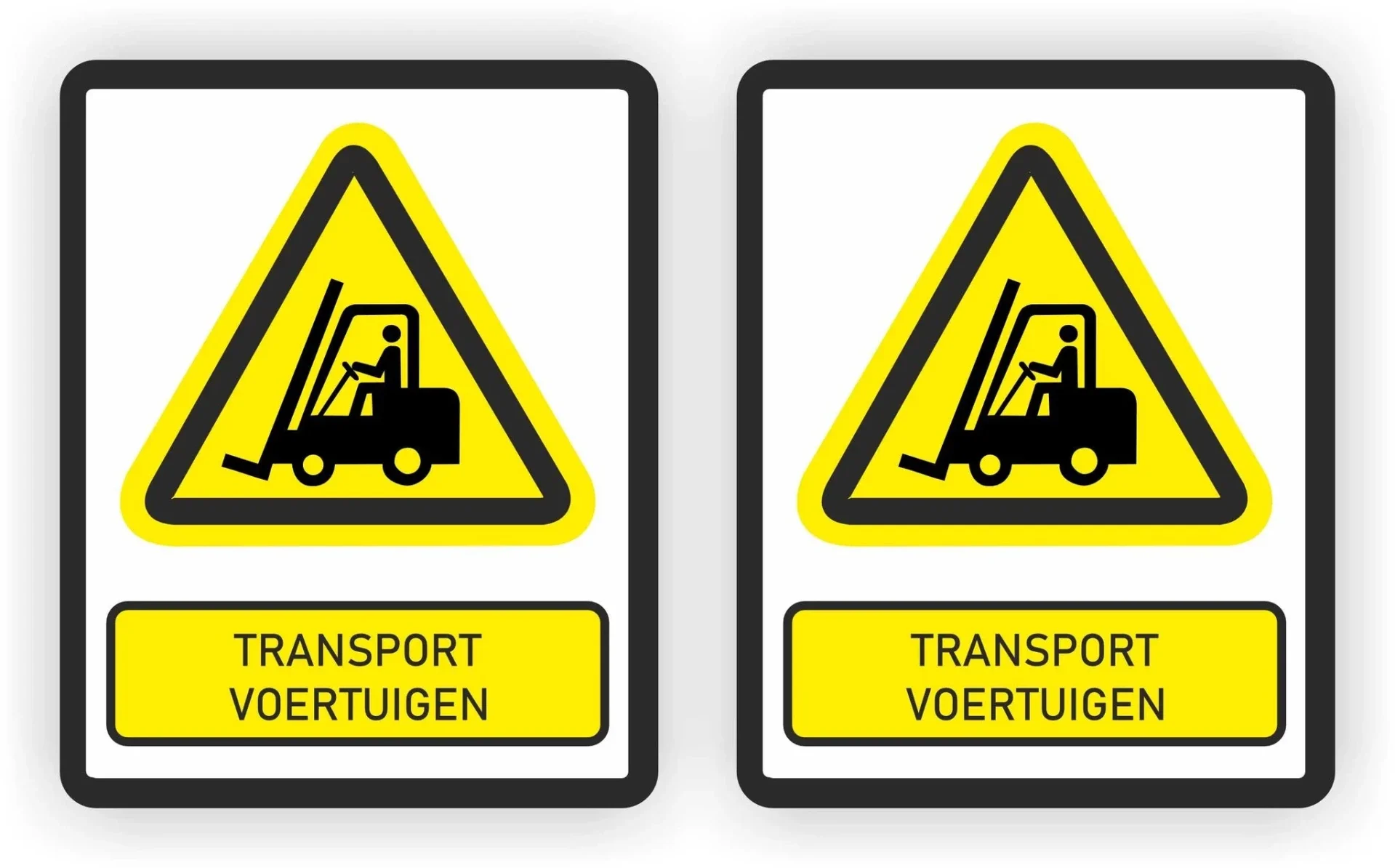 Heftruck ISO norm 7010 stickers (595.la26)