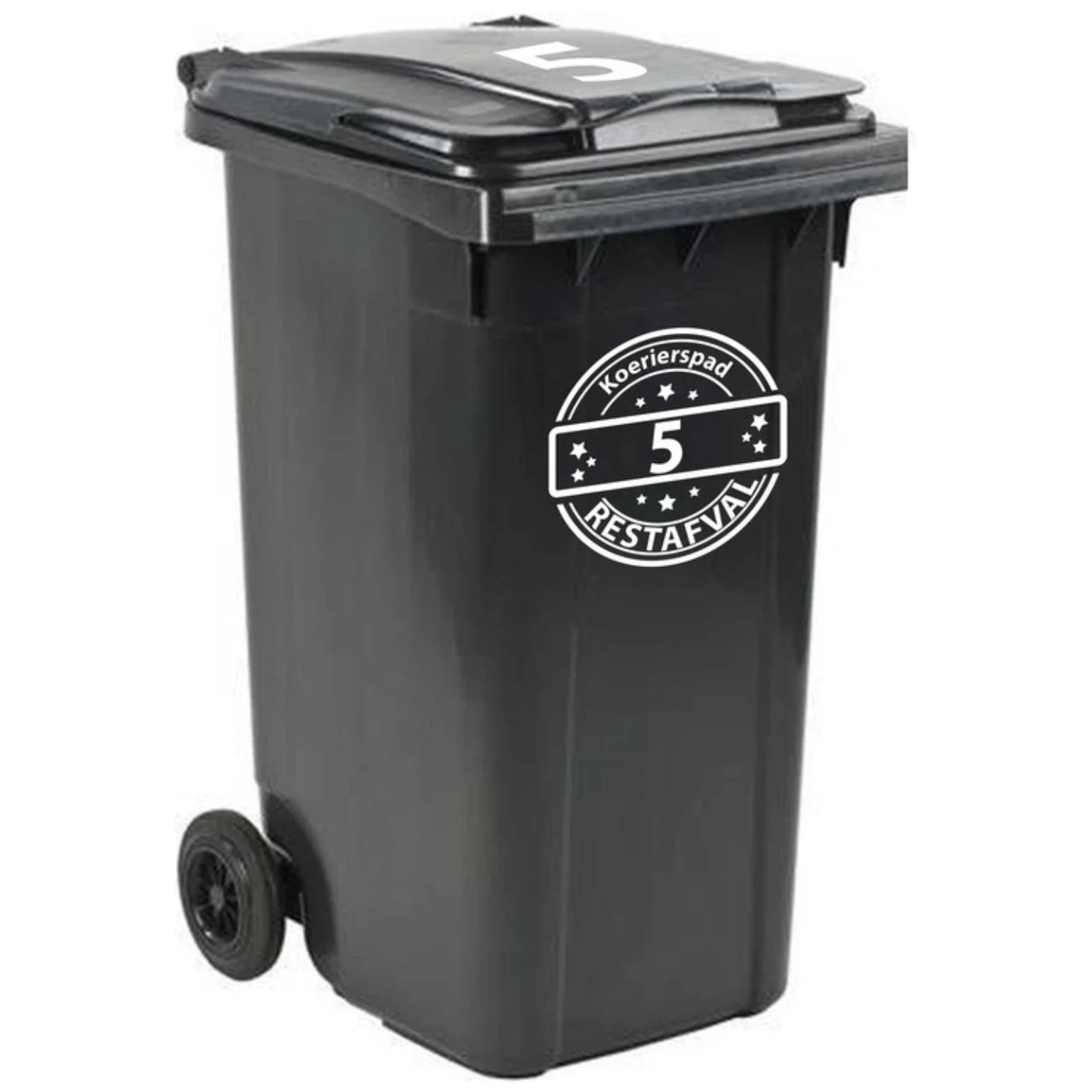 Kliko stickers p.st. afval volgens opgave (045.1stuk)