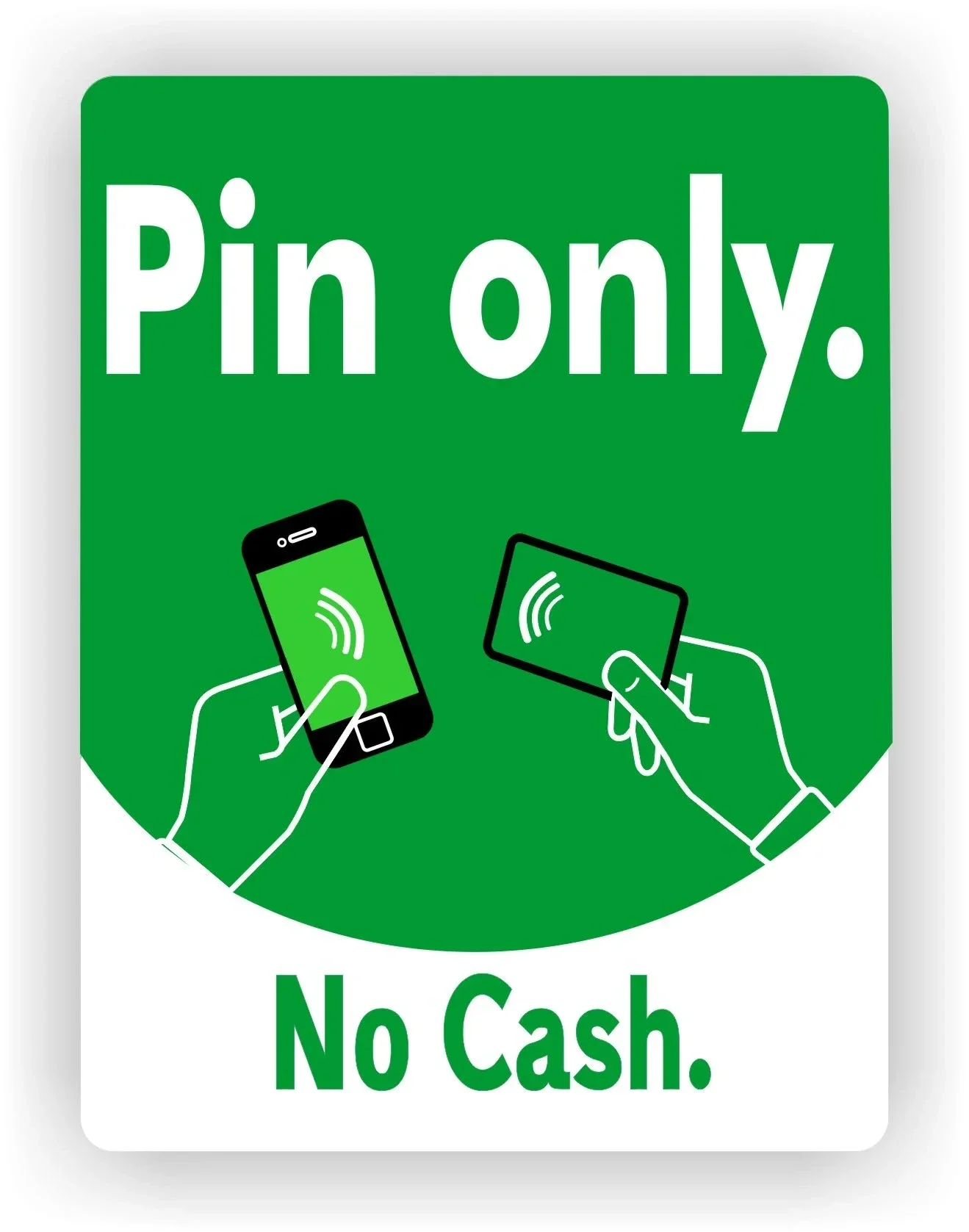 Pin only sticker.  (1135.la56)