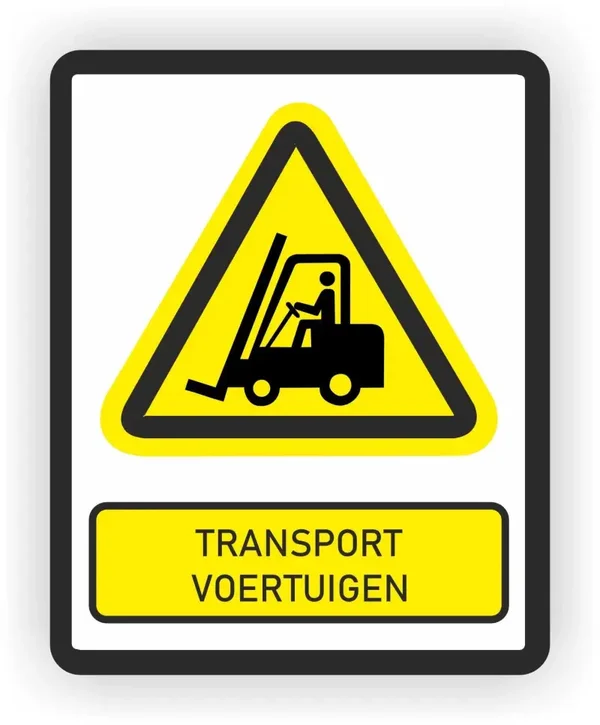 Heftruck ISO norm 7010 sticker (593.la26)