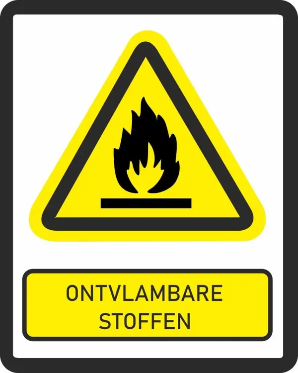 Vuur ISO 7010 norm sticker (635.la27)