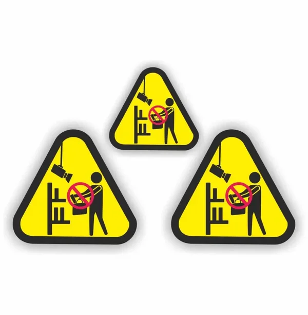 Winkeldiefstal 3 camera toezicht stickers (1220.la59)