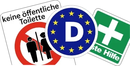 Duits talige stickers