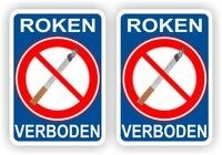 Roken verboden - set van 2 stuks - (891.33)