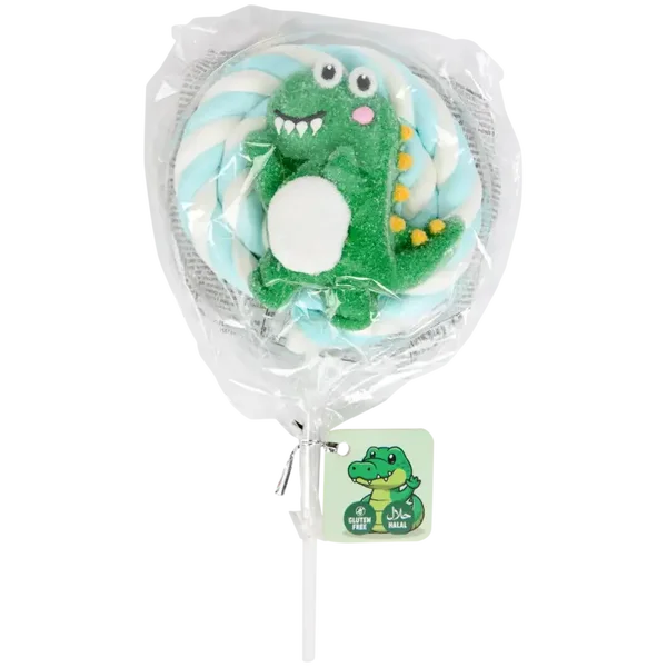 Sucette guimauve dinosaure