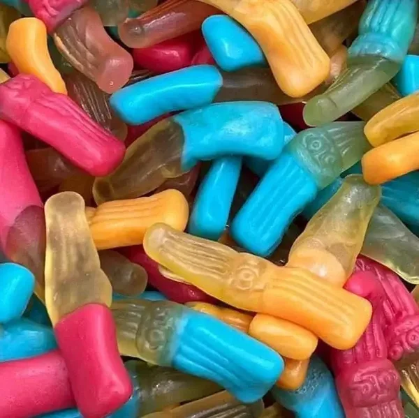 Bouteille lisse multicolores ( 100g )