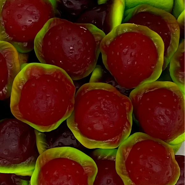 Fraise fourrée ( 100g )