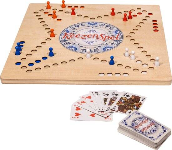 Keezenspel hout 4 personen
