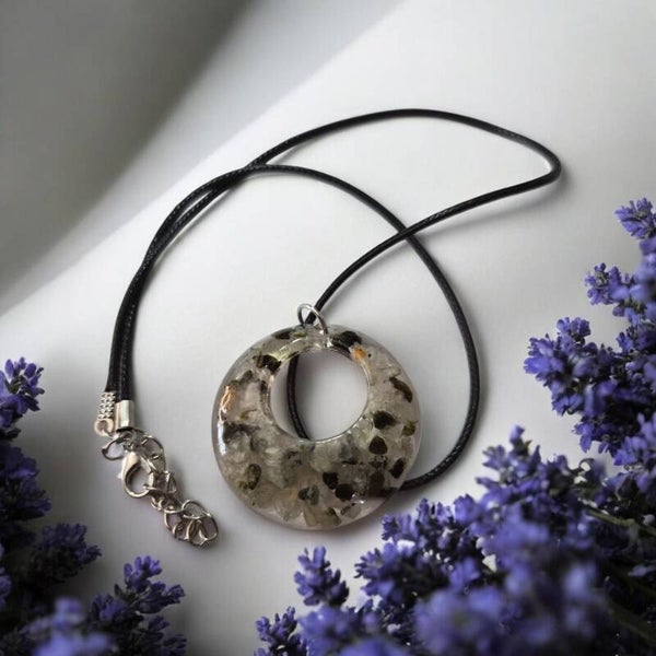 Collier en Prehnite