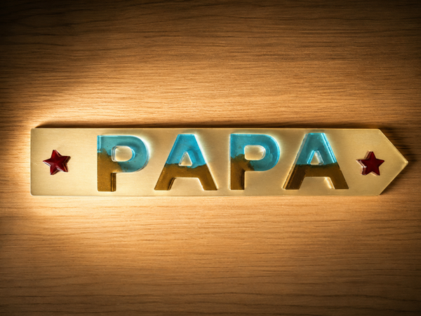 Plaque décorative "PAPA"
