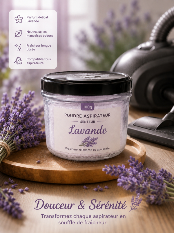 Poudre aspirateur Lavande