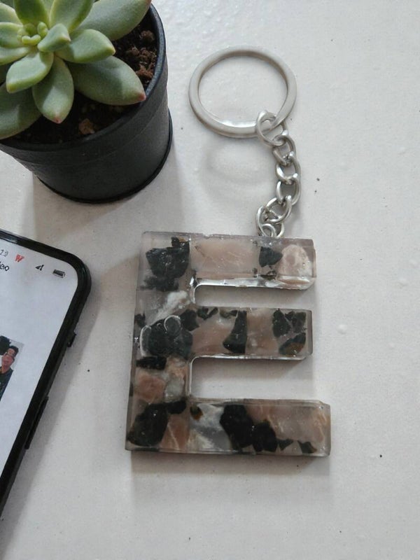 Porte clé lettre E