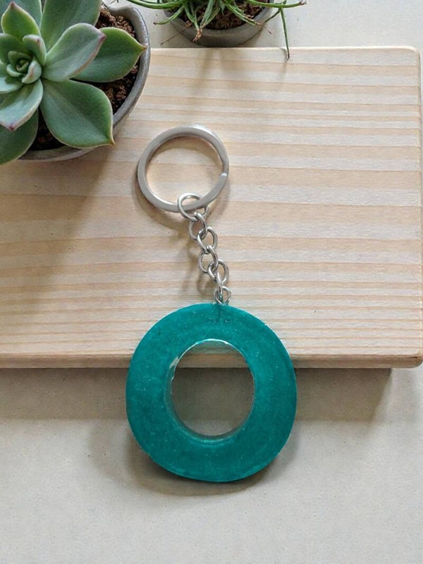 Porte clé en lettre O