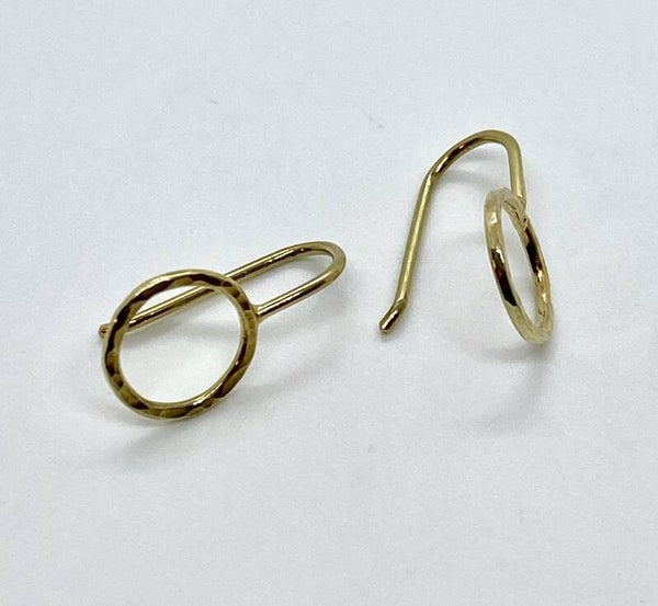 Geelgouden oorhangers - UITVERKOCHT -