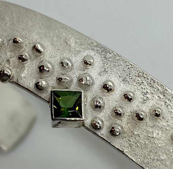 Uitverkocht Zilveren klem armband