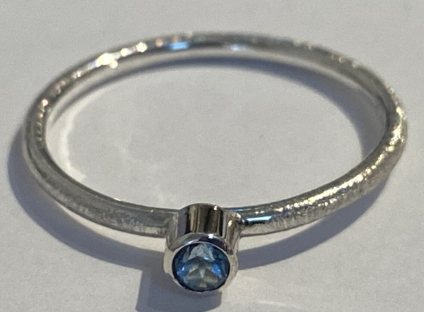 Zilveren aanschuifring