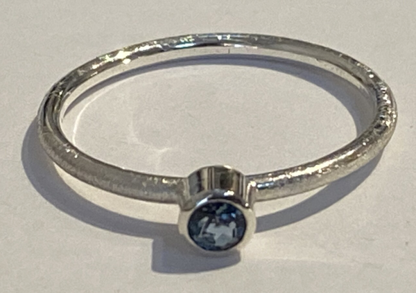 Zilveren aanschuifring