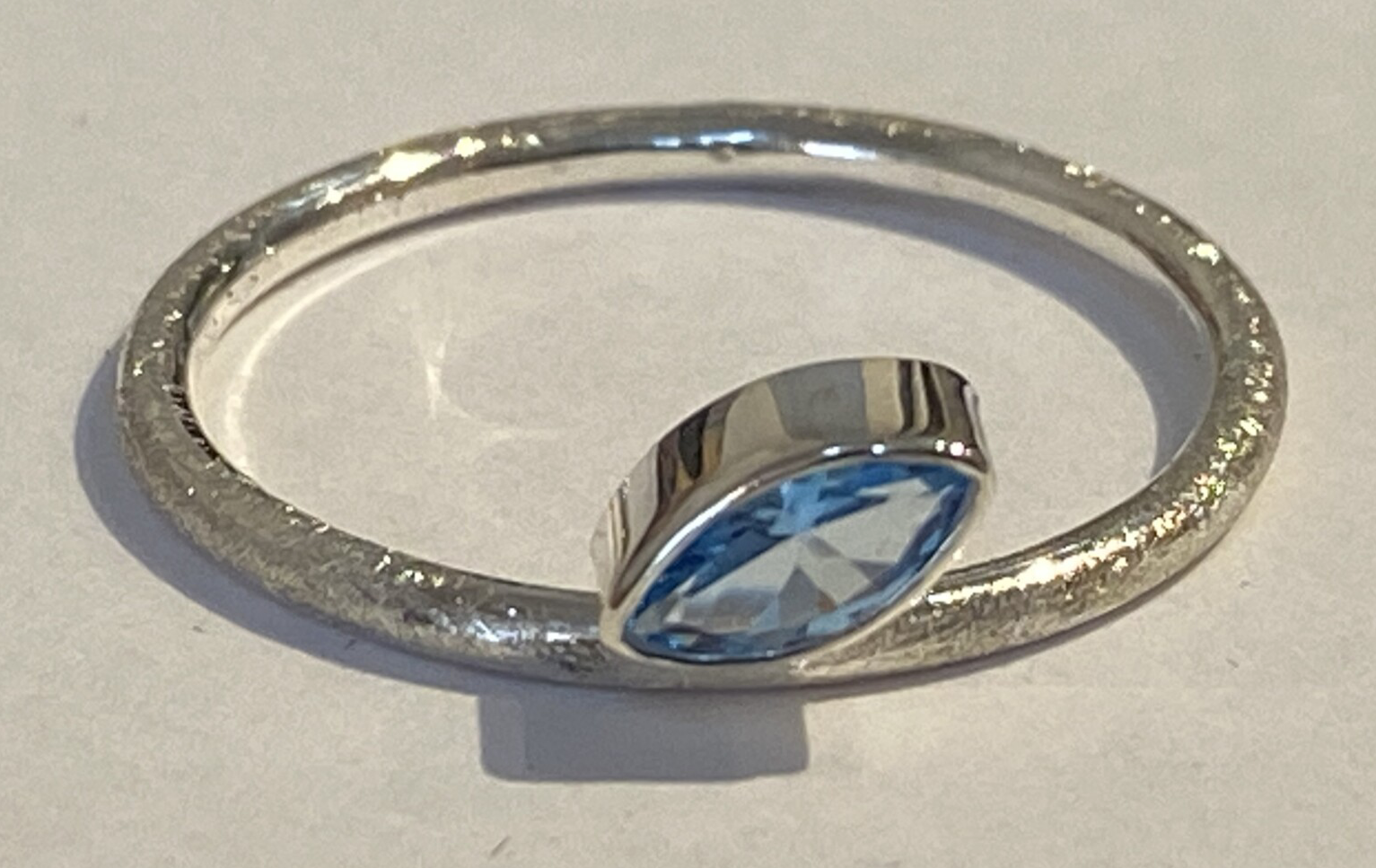 Zilveren aanschuifring