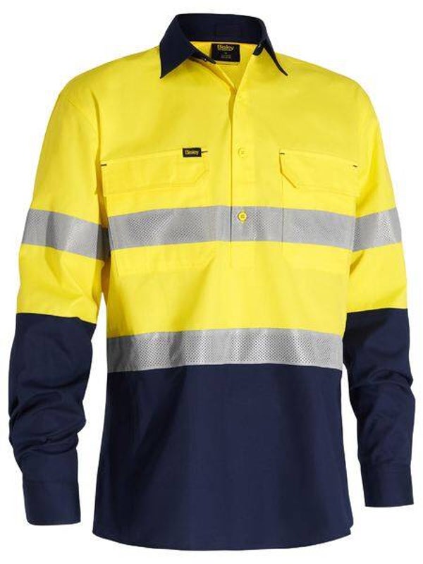 X Airflow™ Closed Front Taped Hi Vis Ripstop Shirt -  BSC6415T
