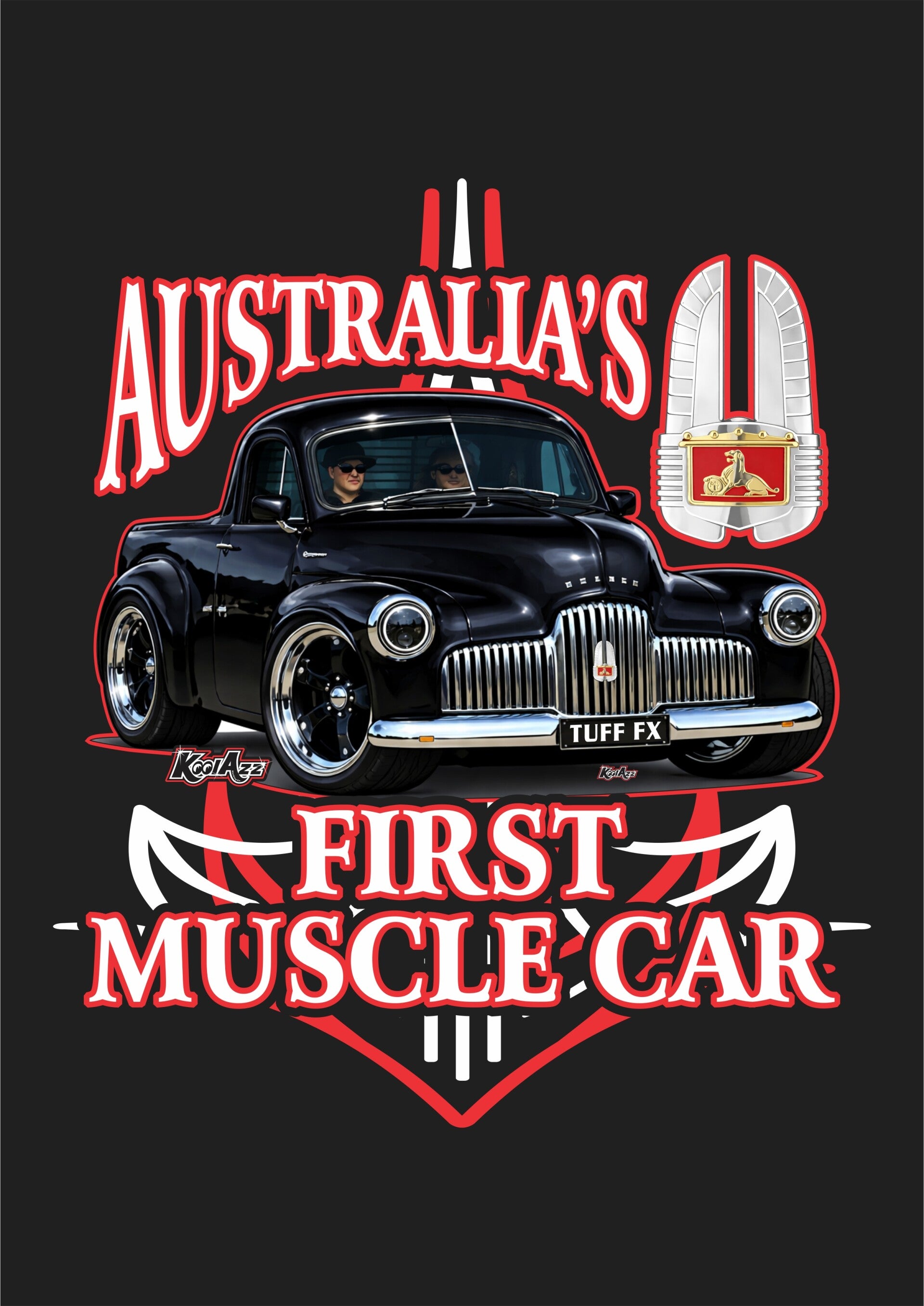 AUSTRALIA'S FIRST MUSCLE CAR FX UTE BLACK