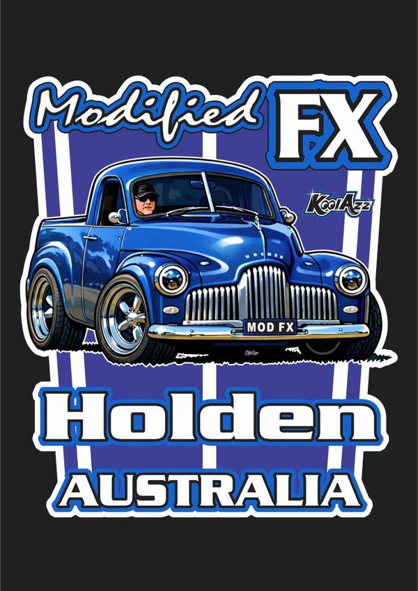 MODIFIED FX HOLDEN UTE AUSTRALIA BLUE.