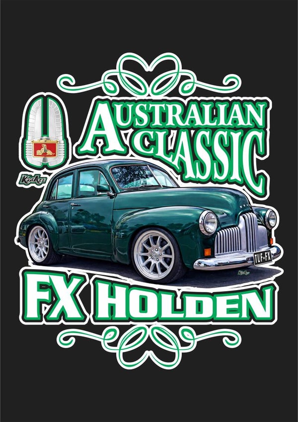 AUSTRALIAN CLASSIC FX HOLDEN SEDAN GREEN